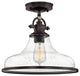 Quoizel Grant One Light Semi-Flush Mount GRTS1714PN