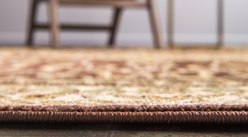 Unique Loom Brown Napoleon Versailles 2' 2 x 6' 0 Runner Rug