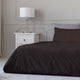 Egyptian Cotton Feel Cool Soft, 4-Piece Sheet, Deep Pockets, Chocolate, Twin/Twi