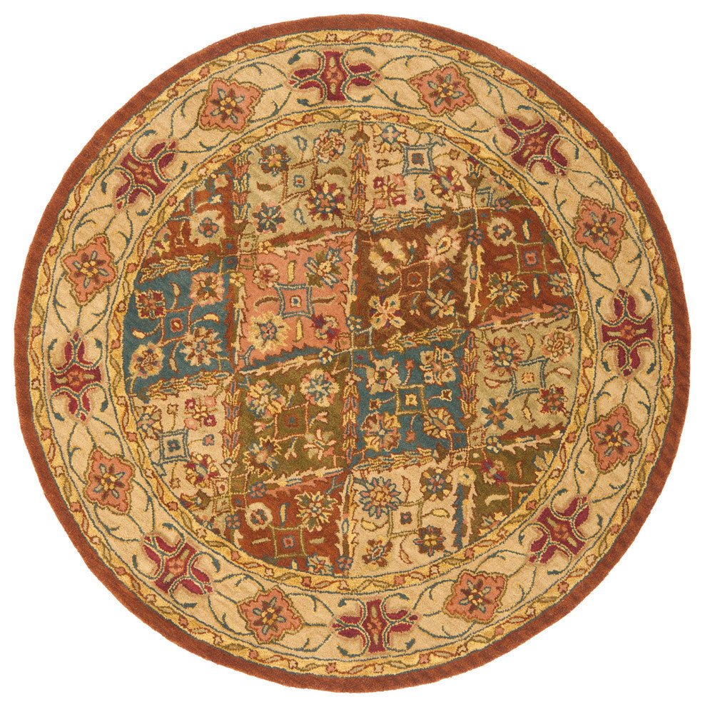Safavieh Heritage HG316A 6' Round Beige Rug