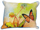 Orange Jellyfish Small Indoor/Outdoor Pillow 11x14 - Set of Two