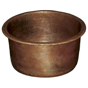 Native Trails CPS35 Diego 12-1/2" Drop-In or Undermount Single - Antique Copper