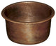 Native Trails CPS35 Diego 12-1/2" Drop-In or Undermount Single - Antique Copper