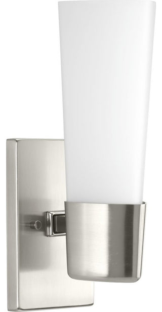 Zura Collection 1-Light Bath and Vanity, Brushed Nickel