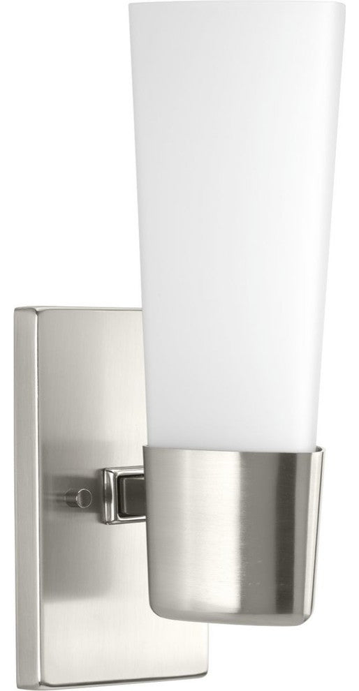 Zura Collection 1-Light Bath and Vanity, Brushed Nickel