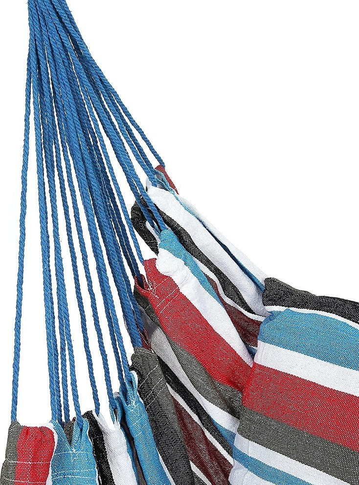 Hanging Hammock Chair, Swing Chair, 40" Wide Seat, Polyester Cotton