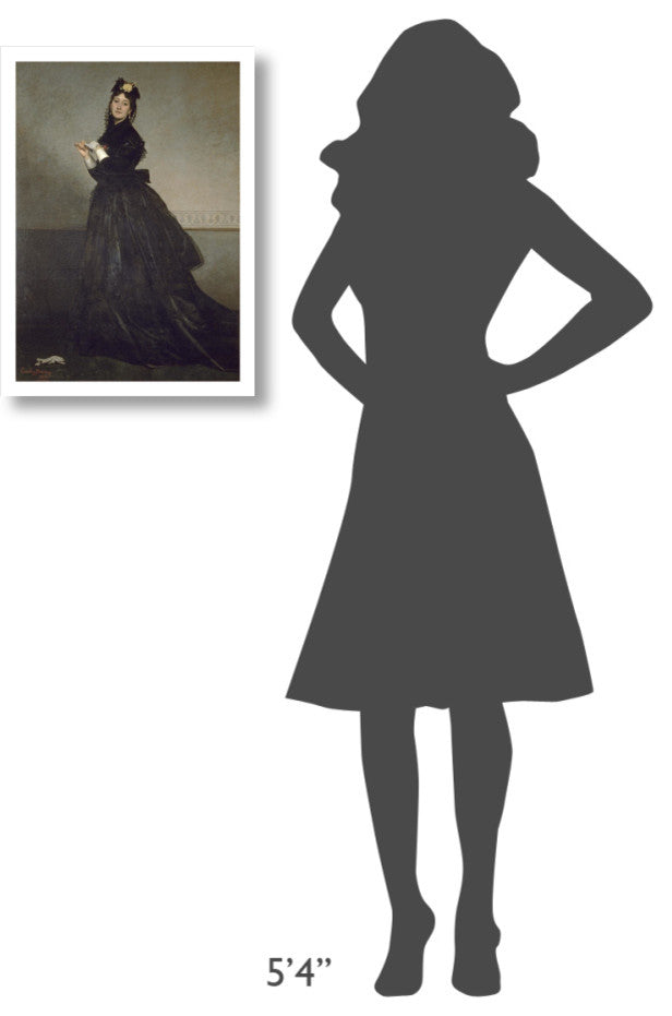 "Lady with a Glove" Digital Paper Print by Emile Auguste Carolus-Duran, 17"x24"
