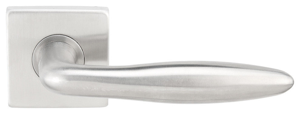 Summer Lever, Tubular Privacy, Satin Stainless Steel, 2-3/8" Backset