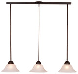 Da Vinci 3-Light Linear Mini Pendant Oil Burnished Bronze
