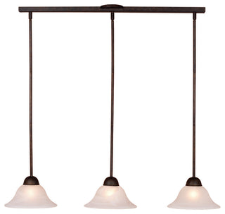 Da Vinci 3-Light Linear Mini Pendant Oil Burnished Bronze