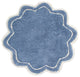 Allure Collection Absorbent Cotton Machine Washable Rug 30" Round, Blue
