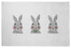 Bunny Triplets Easter Chenille Rug, Laurel Tree Green, 2'x3'