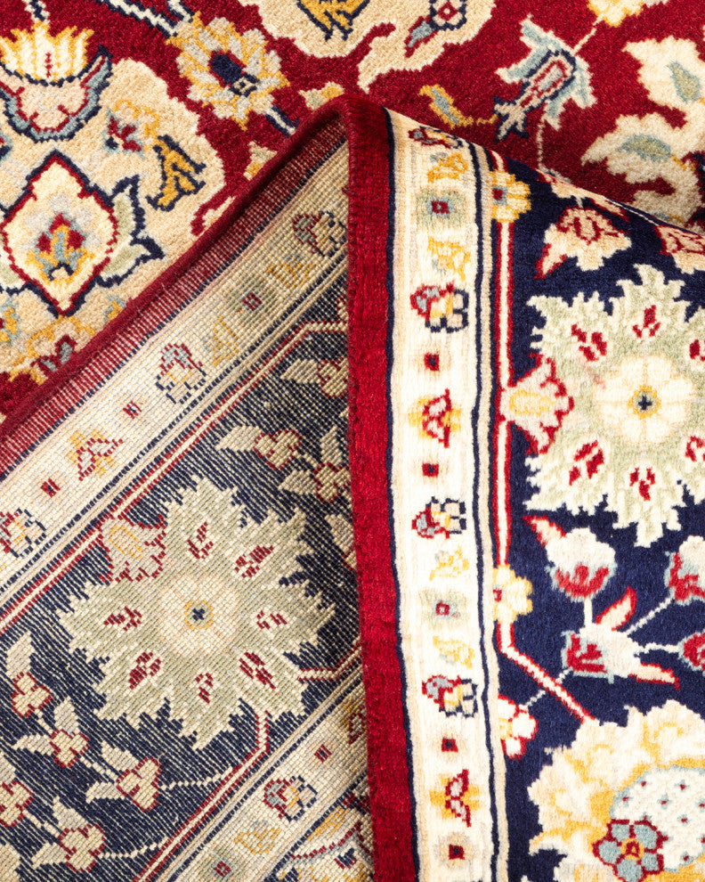 Banda, One-of-a-Kind Hand-Knotted Area Rug Red, 4'2"x6'2"