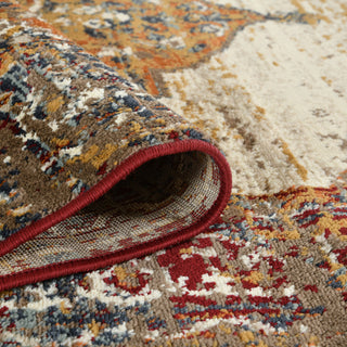 Athinai Pelham Red Medallion Area Rug, 2'x3'
