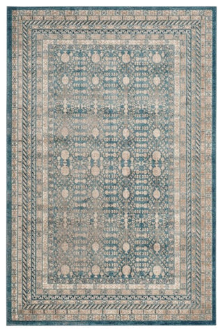 Safavieh Sofia 9' X 12' Power Loomed Rug in Blue and Beige