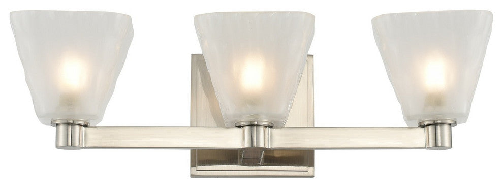 Weston 5x5" 3-Light Causal Luxury Wall-Light by Kalco