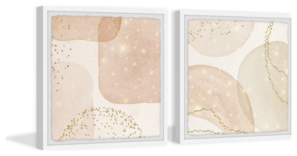 Green Fields Diptych, 2-Piece Set, 32x32 Panels
