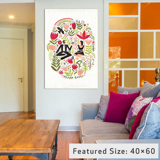 "Garden Party" by Michael Mullan, 40x26x1.5