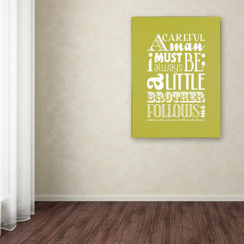 'Little Brother III' Canvas Art by Megan Romo