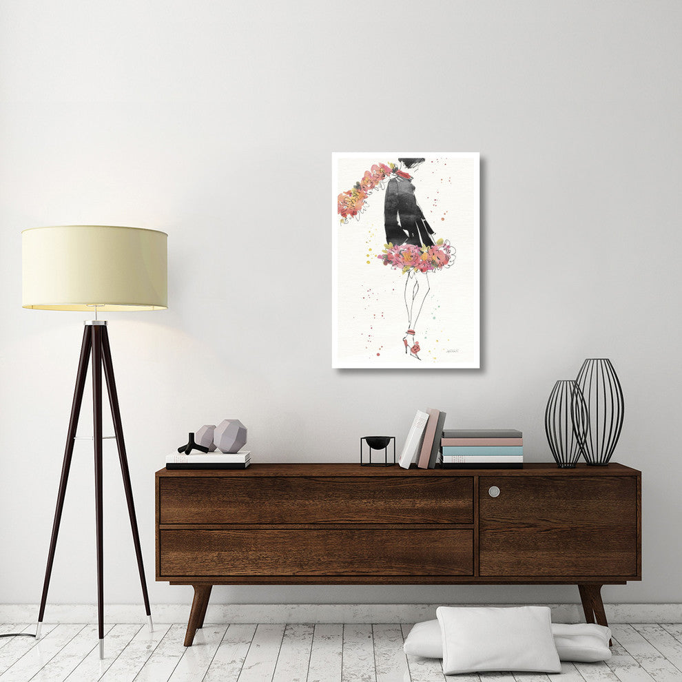"Floral Fashion IV v2" Digital Paper Print by Anne Tavoletti, 26"x38"