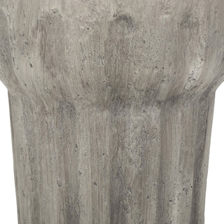 Bjorn Outdoor Lightweight Concrete Accent Side Table