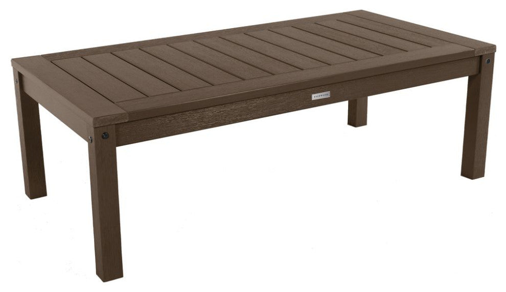 Adirondack Coffee Table, Weathered Acorn