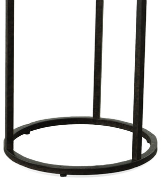 Jamie Accent Table, Chestnut/Black