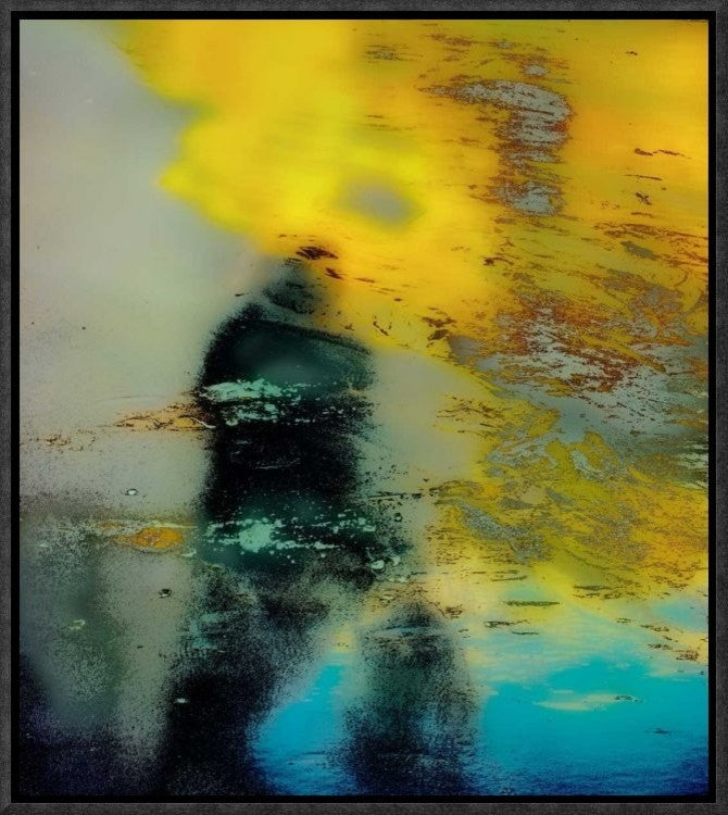 "All Paths Lead To You" Framed Canvas Giclee by Shenshen Dou, 15x17"