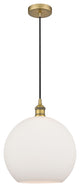 Innovations 616-1P-BB-G121-12 1-Light Mini Pendant, Brushed Brass