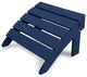 Polywood Classic Adirondack Ottoman, Navy
