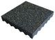 Eco-Safety Interlocking Tiles 3", Yellow/Red/White Speckled, 16-Pk