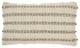 Mina Victory GC384 Throw Pillow, Light Grey, 12"X20"