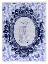 Toile Lamb Fine Art Print, White, 36"x27"