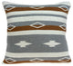 HomeRoots 20" x 7" x 20" Cool Southwest Tan Pillow Cover With Down Insert