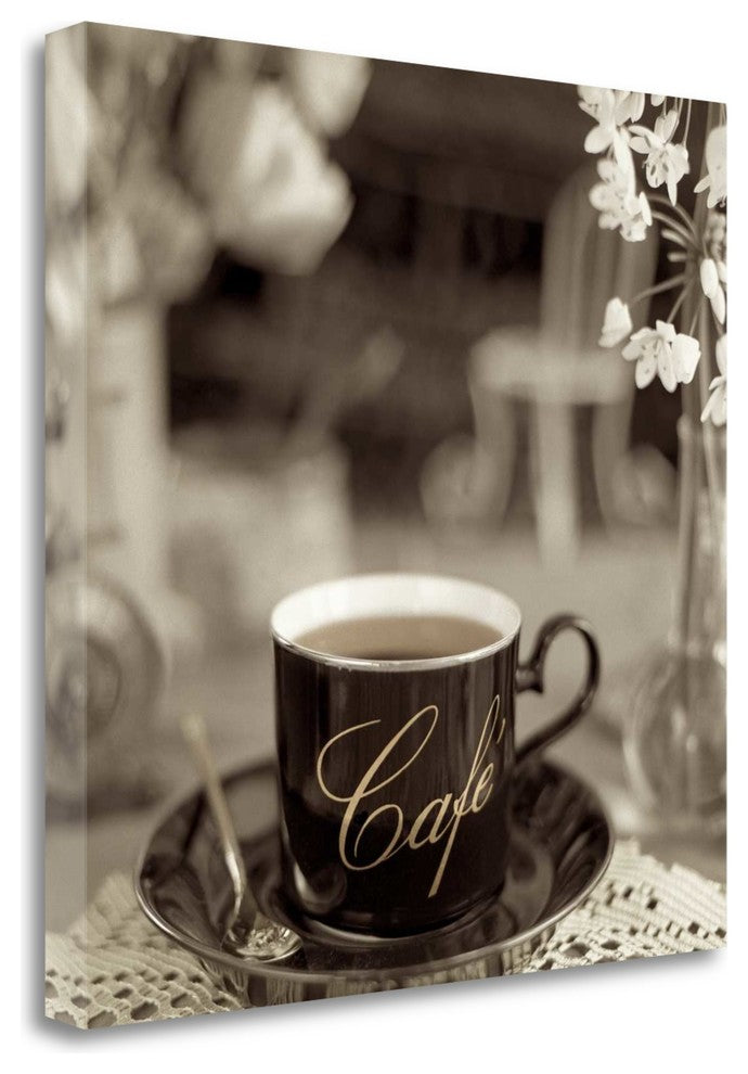 "Nagano Cafe - 2" By Alan Blaustein, Giclee Print on Gallery Wrap Canvas