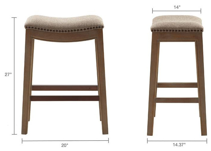 Belfast Saddle Counter Stool, FUR101-0037