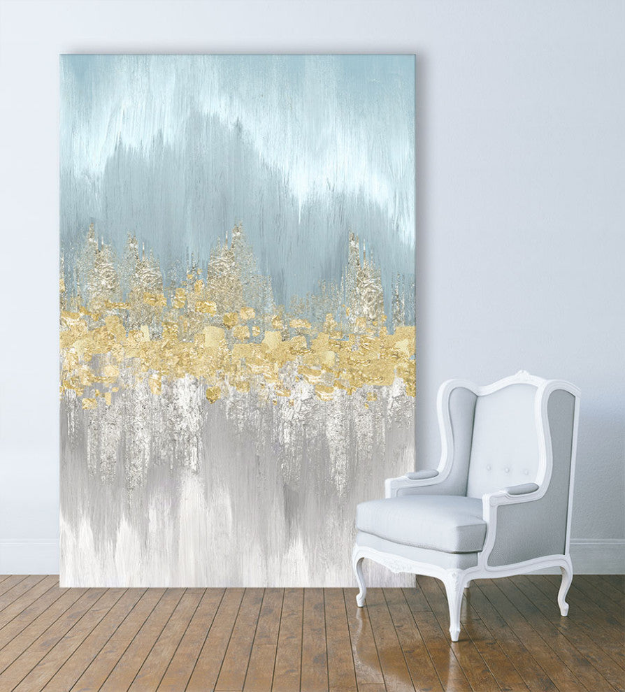 "Neutral Wave Lengths I" Fine Art Giant Canvas Print, 48"x72"
