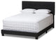 Brookfield Charcoal Gray Fabric Bed, King