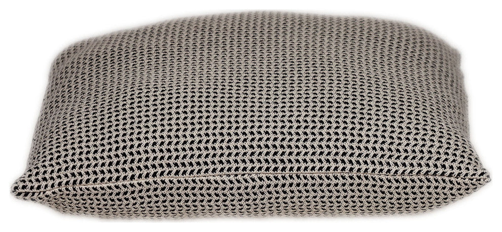 Parkland Collection Willow Transitional Black & Beige Throw Pillow