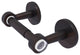 Clearview Two Post Toilet Tissue Holder, Venetian Bronze