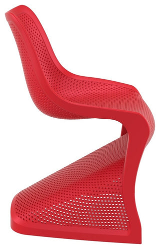 Compamia Bloom Outdoor Dining Chairs, Set of 2, Red