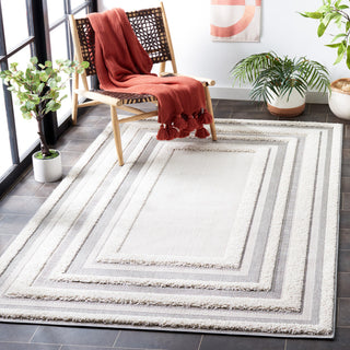 Safavieh Cottage Collection COT214A Rug, Ivory/Grey, 4' X 6'