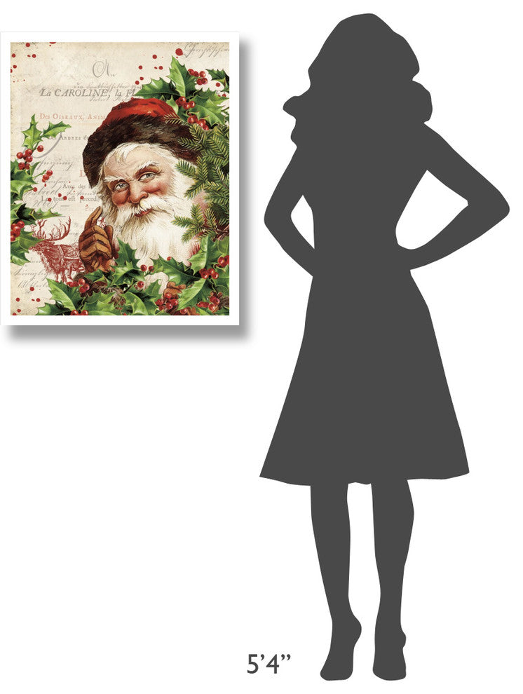 "Vintage Holiday IV" Digital Paper Print by Katie Pertiet, 24"x30"