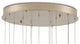 Lazio Multi-Drop Pendant, Round 15-Light