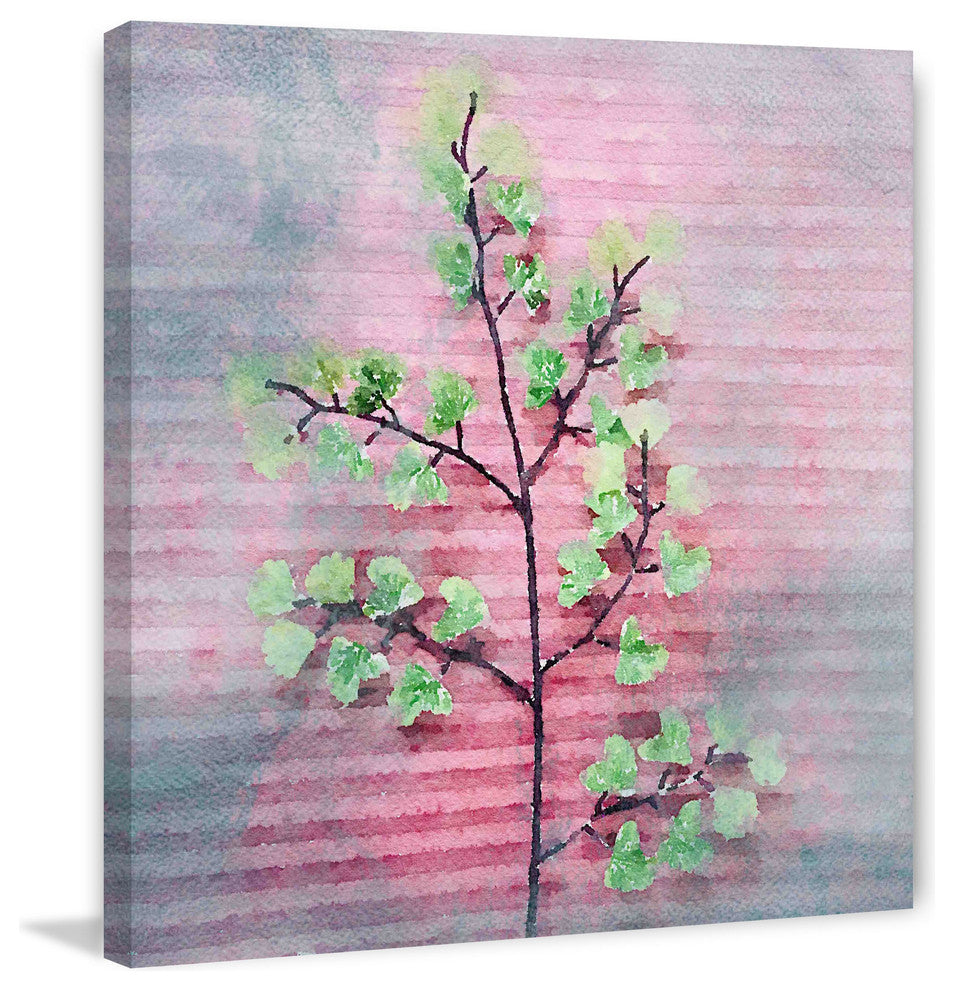 "Pink and Green" Print on Canvas by Irena Orlov