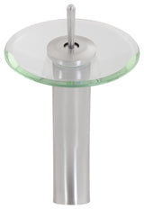 Topia Single Lever Waterfall Vessel Faucet, Brushed Nickel