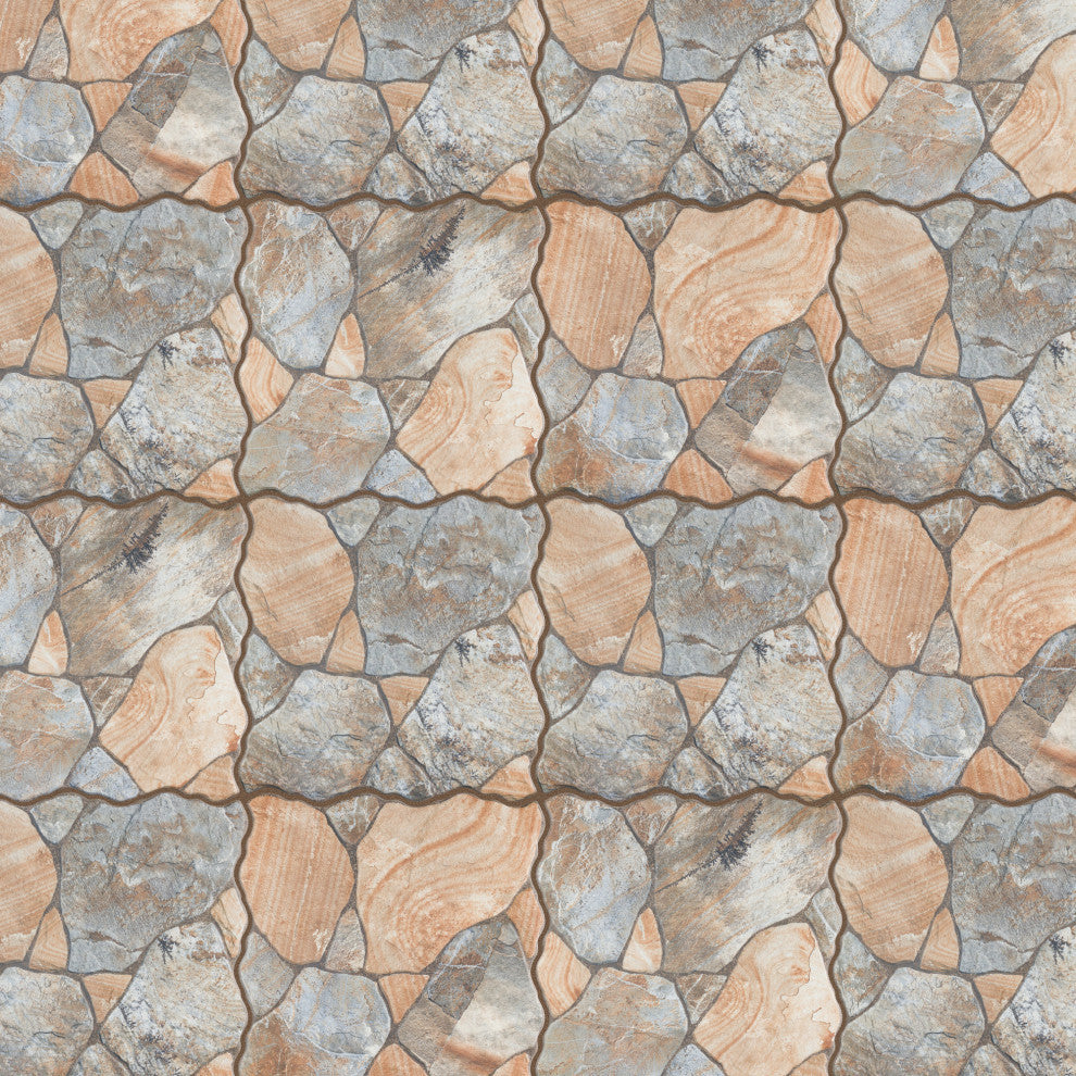 Canet Porcelain Floor and Wall Tile Sample, Gray