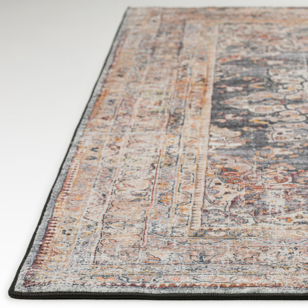 Jericho JC6 Charcoal 10' x 10' Round Rug