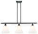 Innovations 516-3I-BK-GBC-81 3 Light Island Light, Matte Black