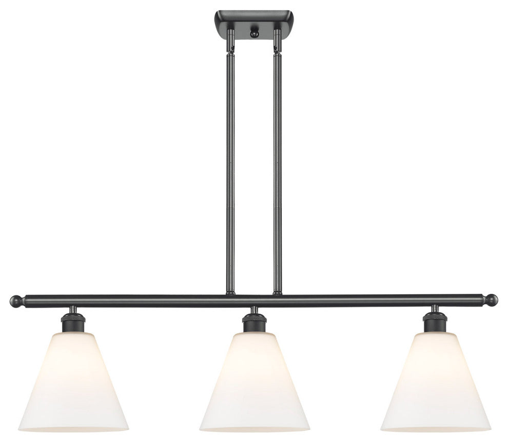 Innovations 516-3I-BK-GBC-81 3 Light Island Light, Matte Black